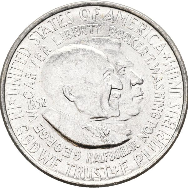 1952 USA 1/2 dollar Washington-Carver, 0