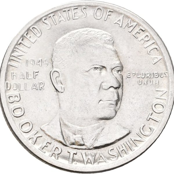 1946 USA 1/2 dollar Booker T. Washington, 0/01