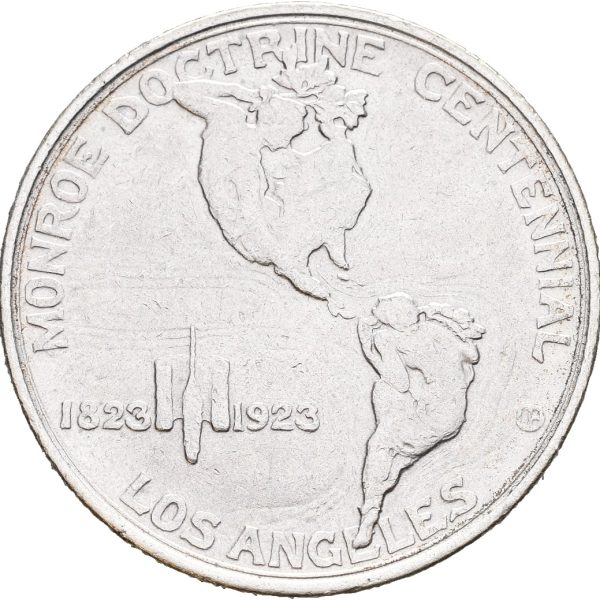 1923 USA 1/2 dollar Monroe Doctrine Centennial, 1