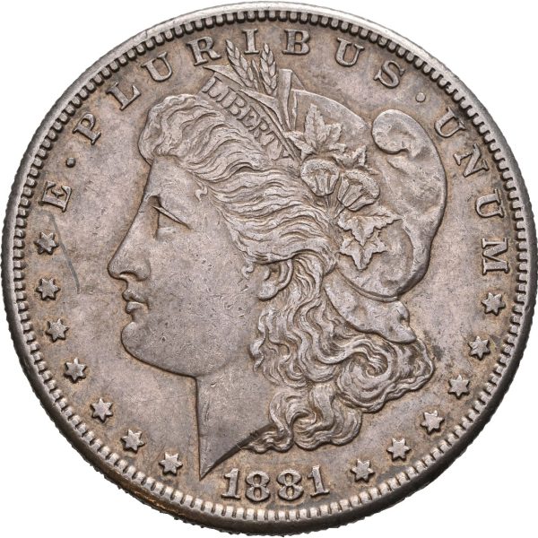1881 USA dollar, San Francisco, ripe adv., 1+/01