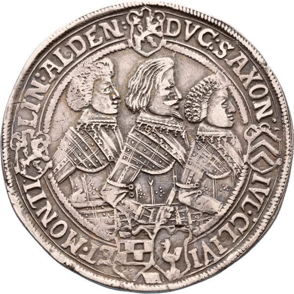 1623  Sachsen-Altenburg taler 3 sønner av Friedrich Wilhelm I., 1+