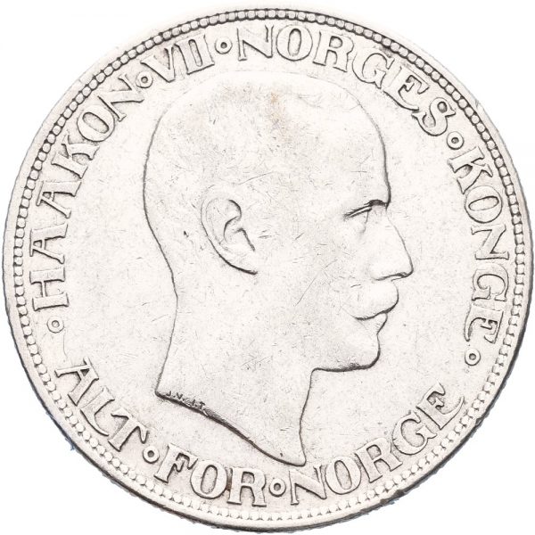 1910 2 kroner Haakon VII, 1+