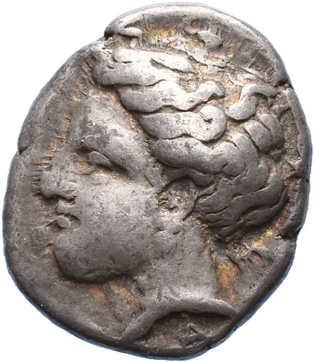 336-324 f. Kr. Elis, AR hemidrachme Olympia, 2,92 g, Olympia, 1+
