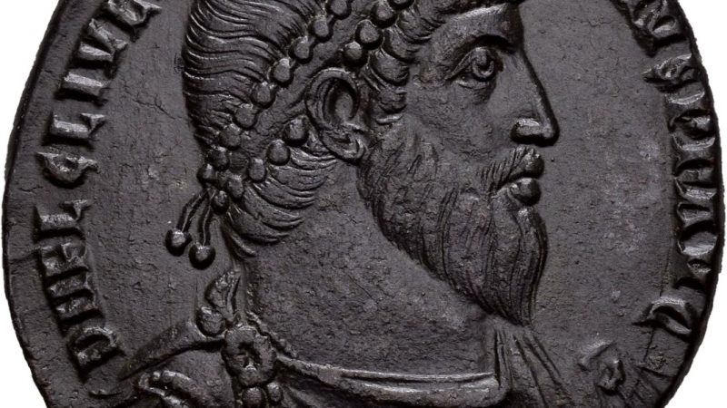 Æ dobbel majorina: en mynt preget under den frafalne keiser