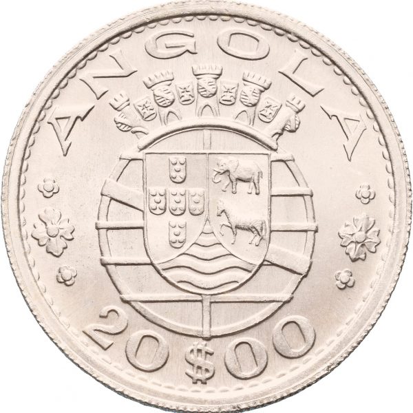 1955 Angola 20 escudos, 0