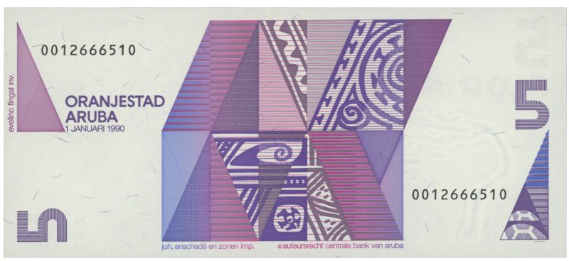 1990 Aruba 5 florin Beatrix, 0