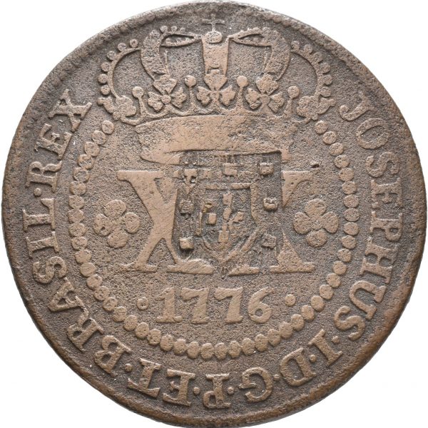 1776  Brasil 20 reis José I., Lisboa, 1