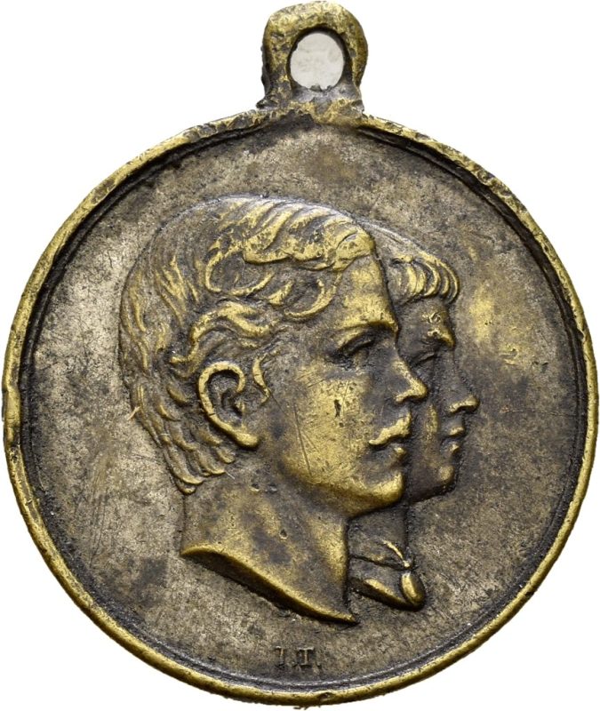 1881 Kronprinsparets bryllup, bronse, 1+/01
