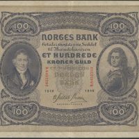 1940 100 kroner B.5452293, 1