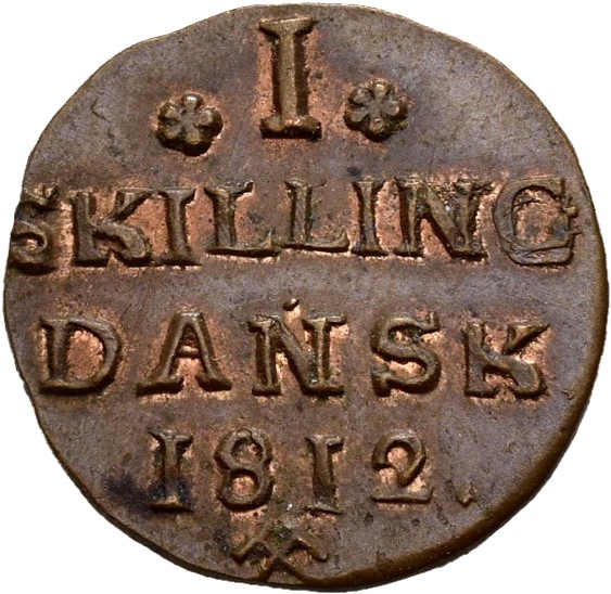 1812 1 skilling Frederik VI, 0/01