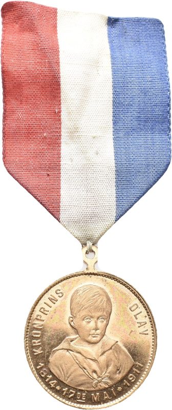 1911 17.mai, forgylt bronse, 0
