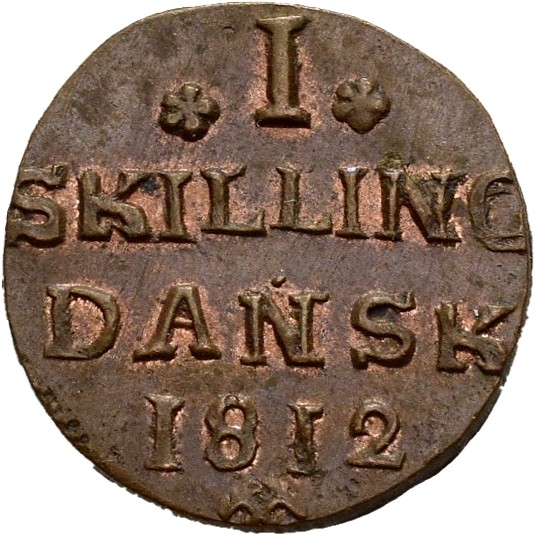 1812 1 skilling Frederik VI, 0/01