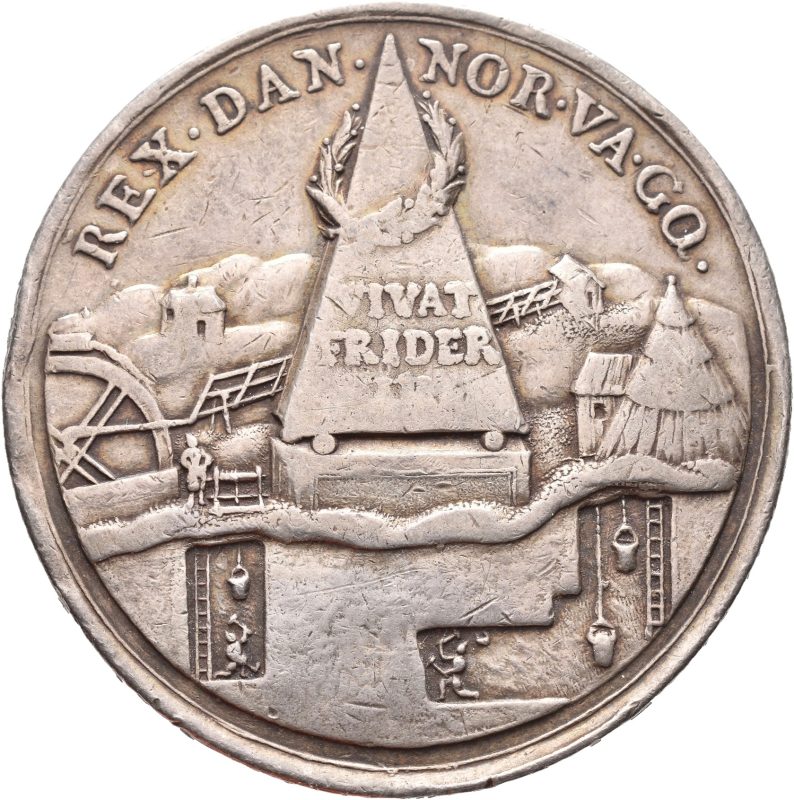 1704  Frederik IV. Besøket på Kongsberg, 1/1+