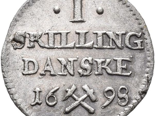 15. desember. Flott 1 skilling fra 1698