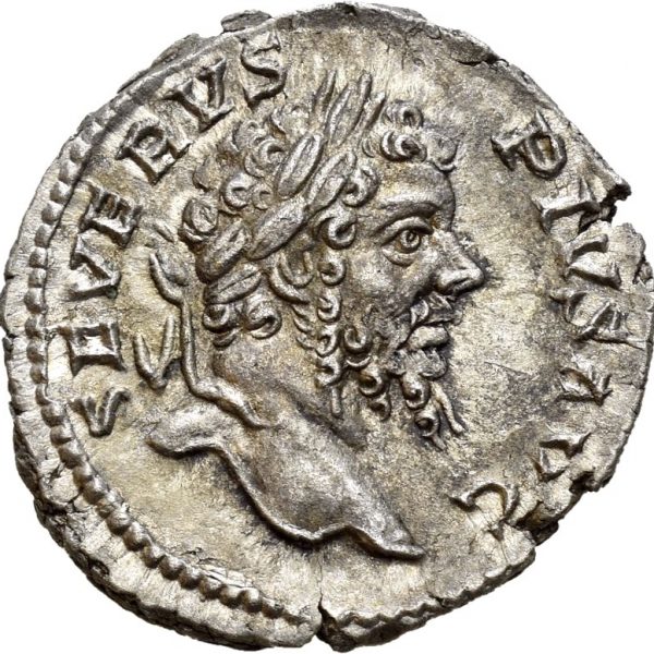 AD 201 AR denarius Septimius Severus AD 193 – 211 (2,87 g) Roma, 01