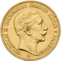 1899 A Preussen 20 mark Wilhelm II, Berlin, 1+