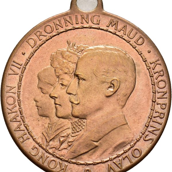 1909 17.mai, kongefamilien, bronse, 0/01