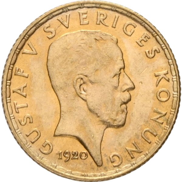 1920 Sverige 5 kronor Gustav V, 01