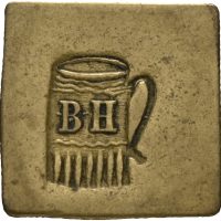 før 1930 Bazarhallen Oslo ølkrus polett, 1+