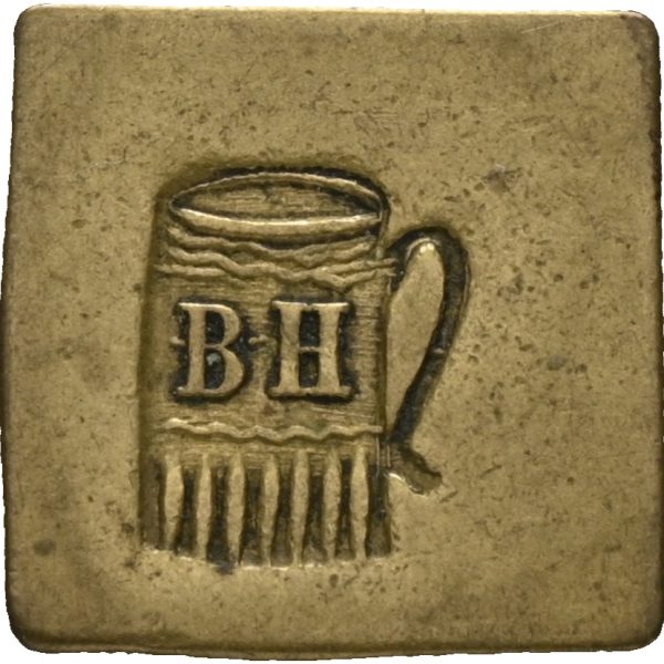 før 1930 Bazarhallen Oslo ølkrus polett, 1+