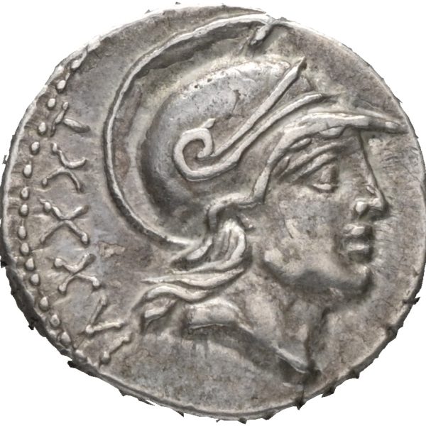 77 f. Kr. AR denarius P. Satrienus, Roma, 1+/01