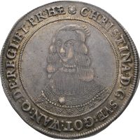 1644 Sverige riksdaler Kristina, ex. S. Törngren, 1+