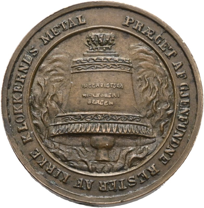 1904  Medalje til minne om brannen 25.01.1904 i Aalesund, 24 mm, 1+