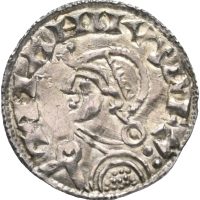 Danmark penning Magnus den gode (1042-1047), Lund. Hbg. 1, 1+