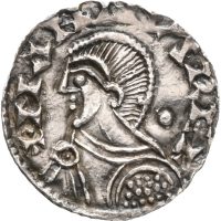 Danmark penning Magnus den gode (1042-1047), Lund. Hbg 1 - 1+