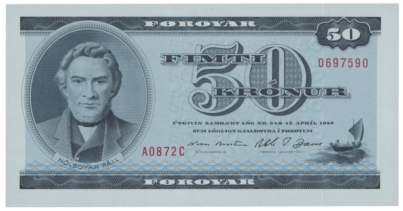 1978/94 Færøyene 50 kronur, 0