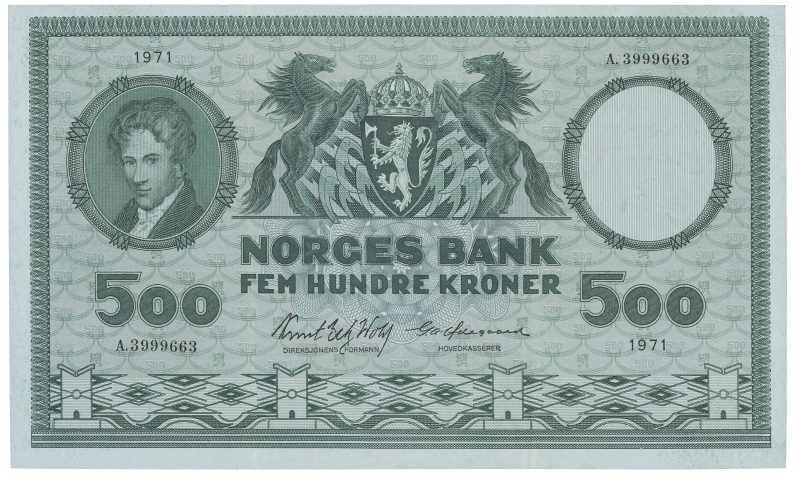 1971 500 kroner A.3999663, 1