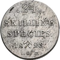 1823 24 skilling Carl XIV Johan, 1+