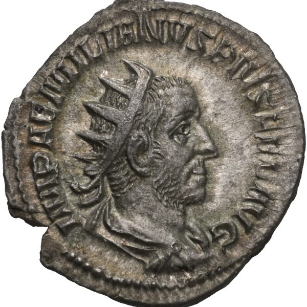 253 e.Kr. Aemilian AR antoninian, Roma, 01