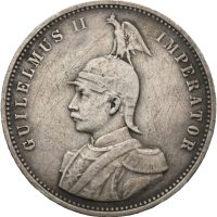 1892 Tysk Øst-Afrika rupie Wilhelm II, riper, 1