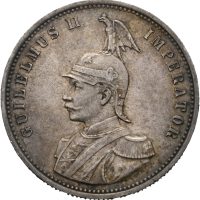 1901 Tysk Øst-Afrika rupie Wilhelm II, 1+