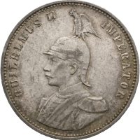 1912J Tysk Øst-Afrika rupie Wilhelm II, 1+