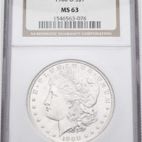1900 O USA dollar, New Orleans, NGC MS 63, 0/01