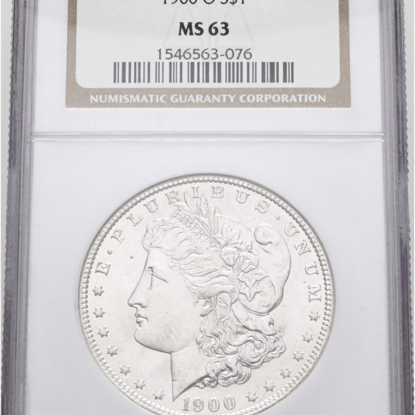 1900 O USA dollar, New Orleans, NGC MS 63, 0/01