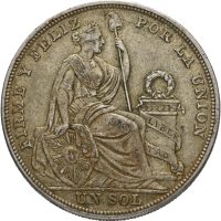 1924 Peru sol, 1+
