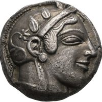 475-465 f.Kr. ATTICA, Athen. AR tetradrakme, 16,99 g, 1+