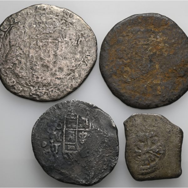 Ulike land mynter fra Rundefunnet, lott 4 mynter, VK