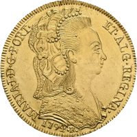 1794 Brasil 6400 reis Maria, 14,3 g .917 gull, 0/01