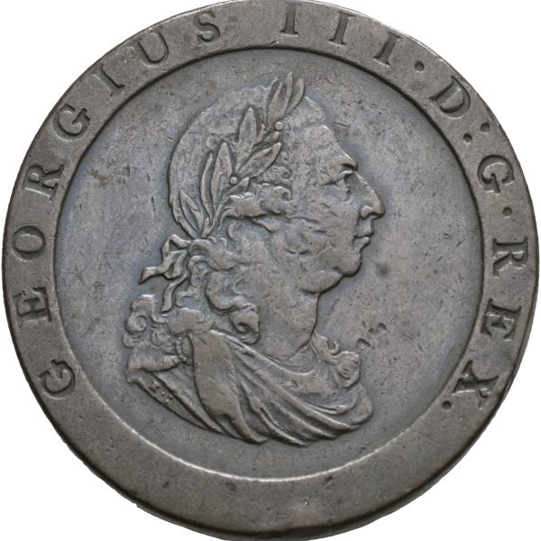 1797 England penny George III (1760-1820), Cartwheel, 1+