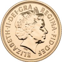 2014 England sovereign Elizabeth II, proof
