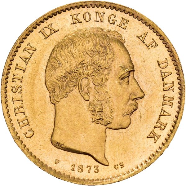 1873 Danmark 20 kroner Christian IX, 01