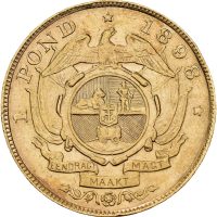 1898 Sør Afrika pond "Kruger Pond", 7,99 g .917 gull, 1+
