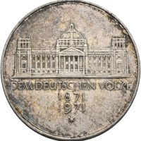 1971 G Vest Tyskland 5 mark, 11 g .625 sølv, 01