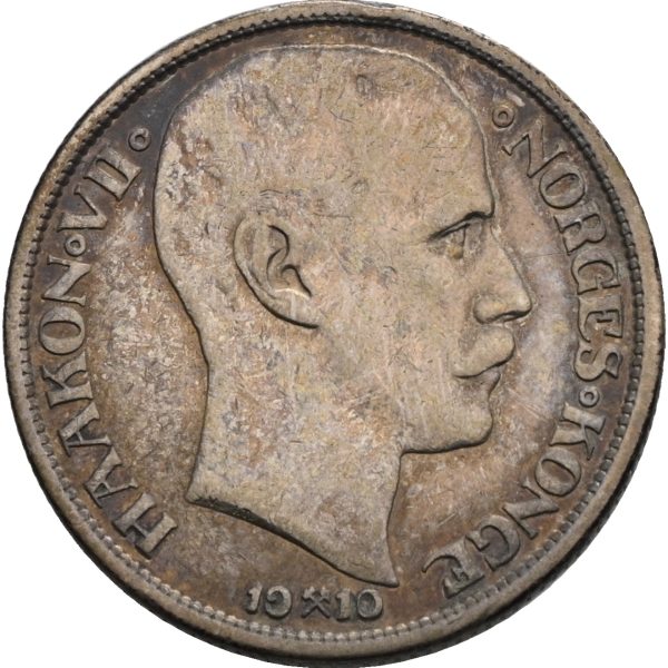 1910 1 krone Haakon VII, 1/1-