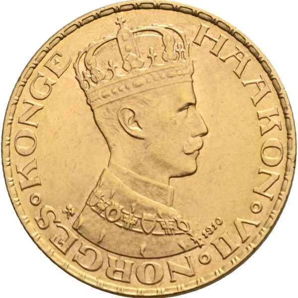 1910 20 kroner Haakon VII, 01