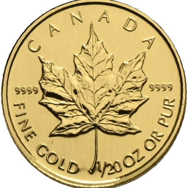 1993 Canada dollar Elizabeth II, 1/20 oz  gull, 0